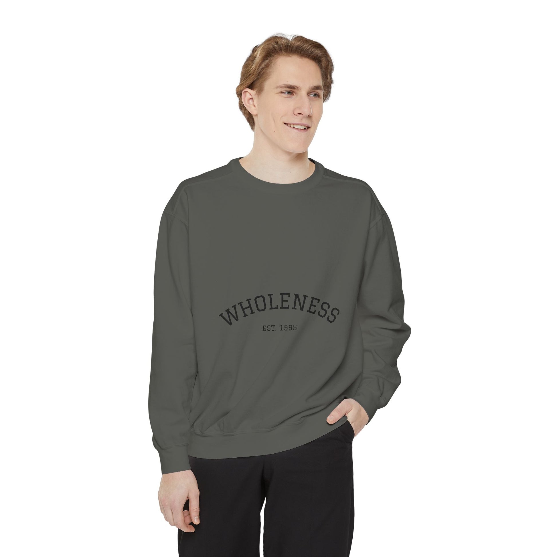 Wholeness Unisex Garment-Dyed Sweatshirt | Cozy Crewneck | Perfect for Relaxing, Gift for Birthdays, Self-Care Days, Casual Wear, [...]