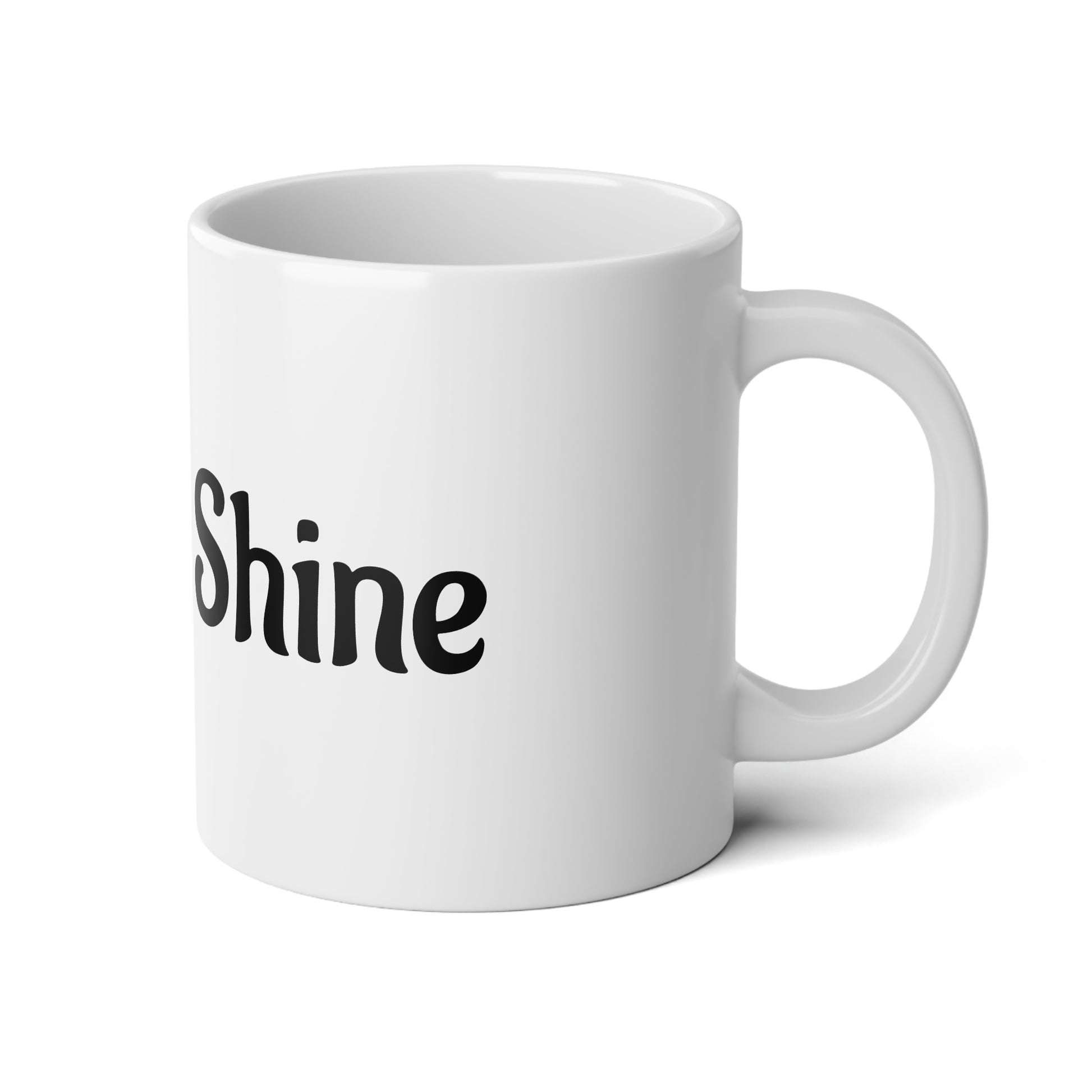 Jumbo Coffee Mug - "Rise in Shine" Inspirational Mug for Morning Boost, Office Gift, Housewarming, or Self-Care
