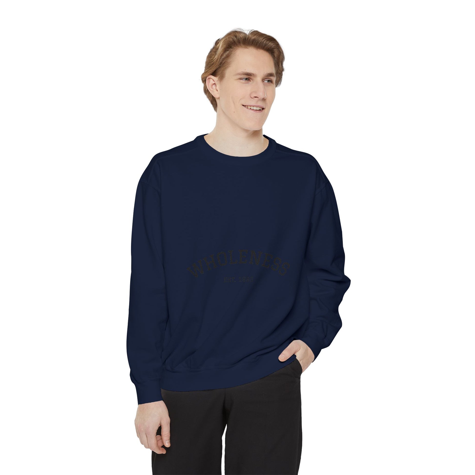 Wholeness Unisex Garment-Dyed Sweatshirt | Cozy Crewneck | Perfect for Relaxing, Gift for Birthdays, Self-Care Days, Casual Wear, [...]