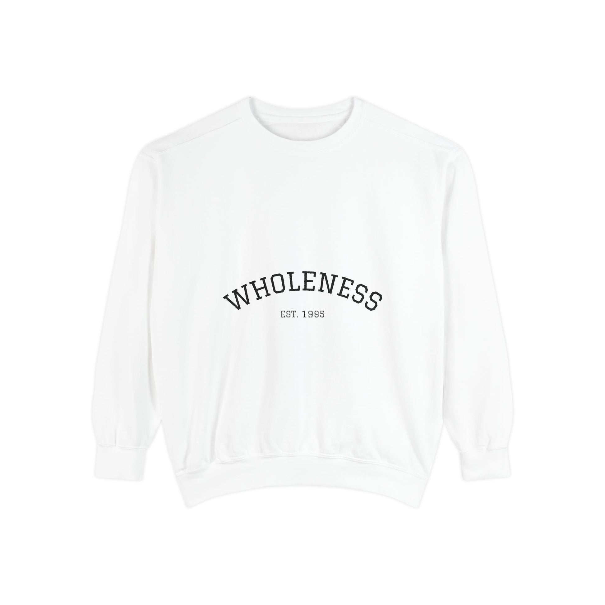Wholeness Unisex Garment-Dyed Sweatshirt | Cozy Crewneck | Perfect for Relaxing, Gift for Birthdays, Self-Care Days, Casual Wear, [...]