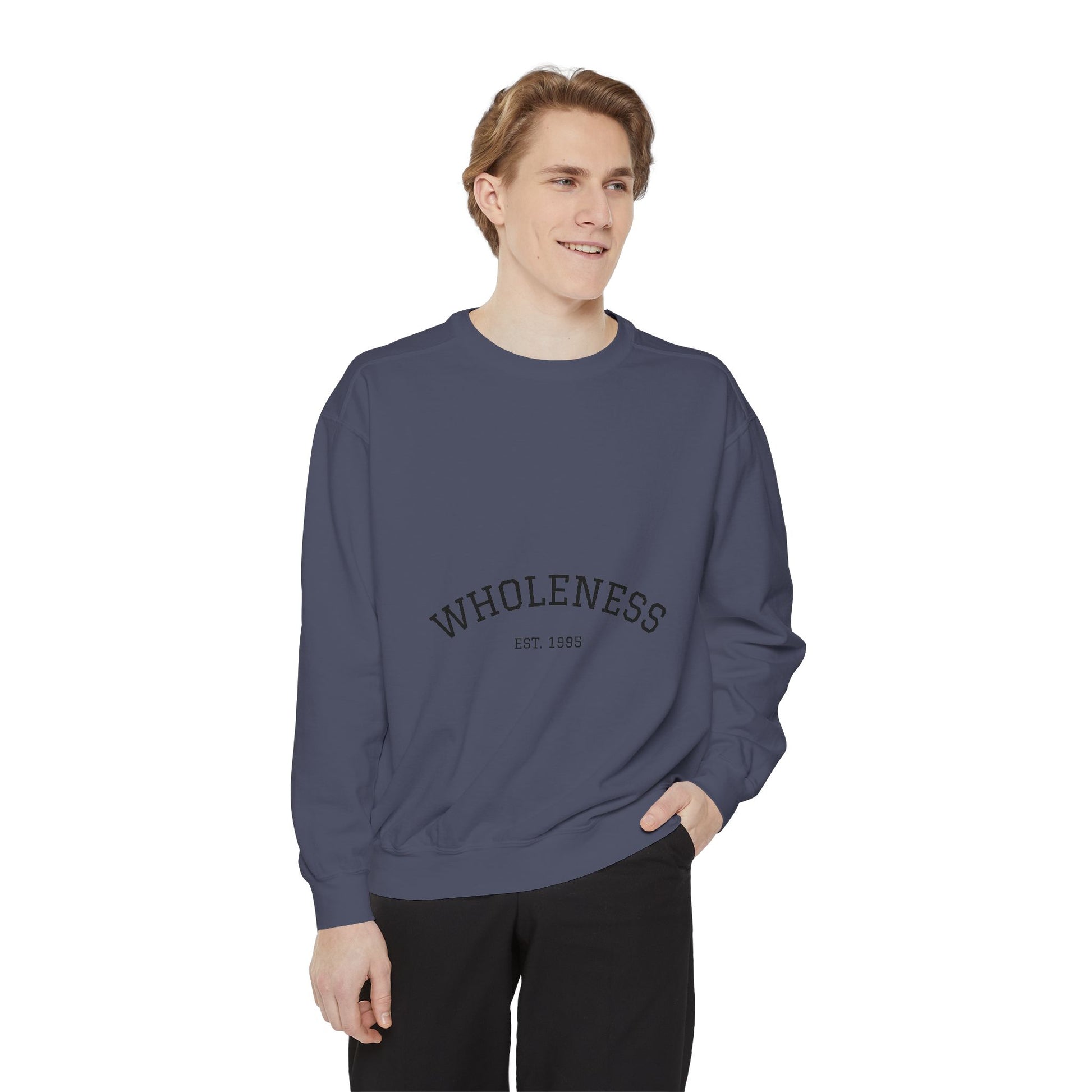 Wholeness Unisex Garment-Dyed Sweatshirt | Cozy Crewneck | Perfect for Relaxing, Gift for Birthdays, Self-Care Days, Casual Wear, [...]