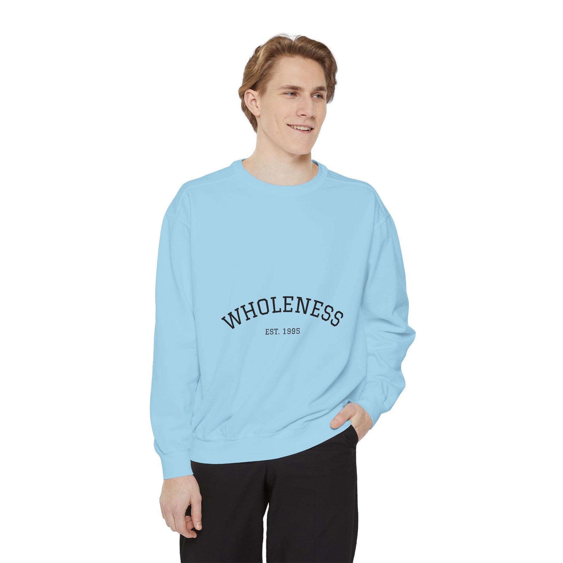 Wholeness Unisex Garment-Dyed Sweatshirt | Cozy Crewneck | Perfect for Relaxing, Gift for Birthdays, Self-Care Days, Casual Wear, [...]