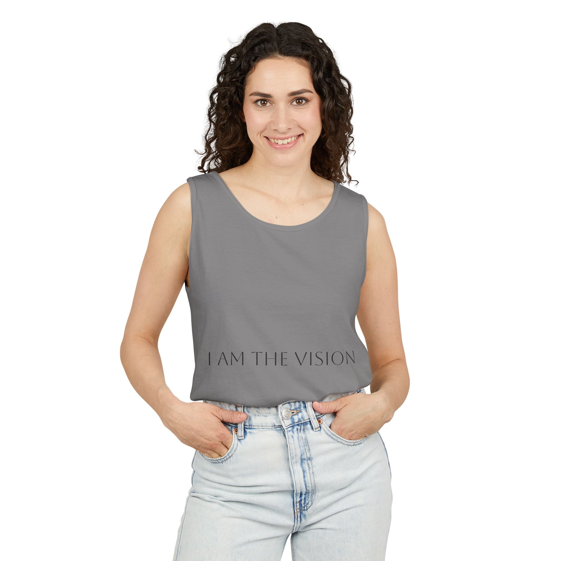 Visionary Unisex Tank Top, Motivational Tank, Gift for Dreamers, Inspirational Workout Top, Affirmation Apparel